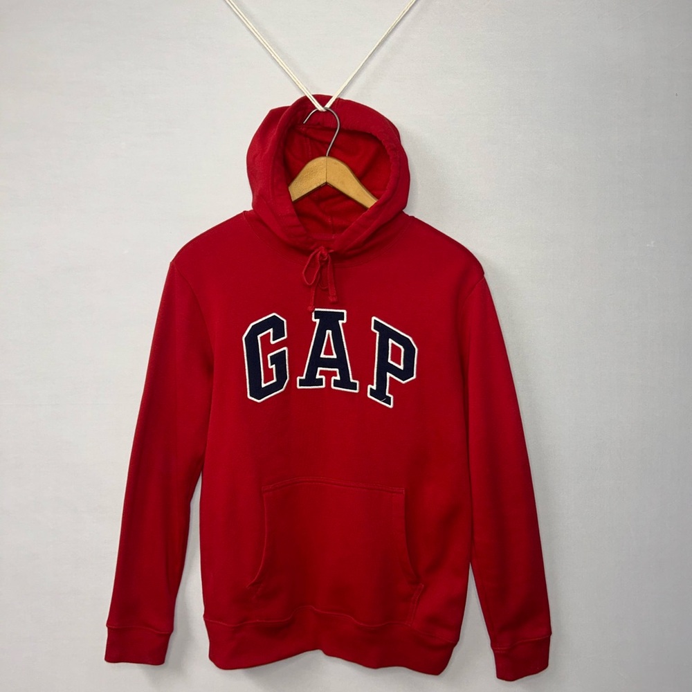Red GAP Pullover Hoodie — Men’s XSmall